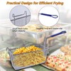 Hakka Fry Basket, Deep Fryer Basket with Non-Slip Construction for