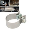 Exhaust Pipe Clamp, Universal Exhaust Band Seal Clamps Rustproof Muffler