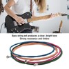 4Pcs Electric Bass String Set Clear Bright Sound Metal Colored
