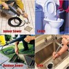 Sewer Cleaning Tool High-Pressure Nozzle, 2 Pack Sewer Jetter Kit