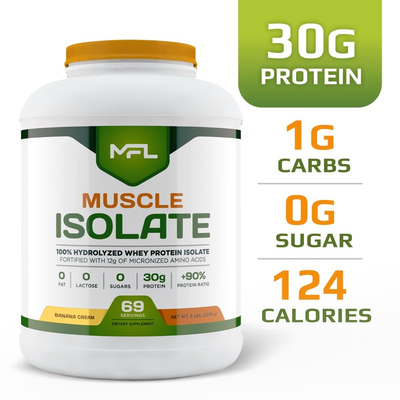 MFL 100% Isolate Protein l 30g of Protein l 12g