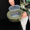 2-in-1 Fishing Bucket Double-Deck Fish Box Detachable Fish Strainer Colander