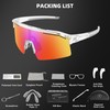 sunbowglint Polarized Sports Sunglasses for Men Women Unbreakable TR90 Frame