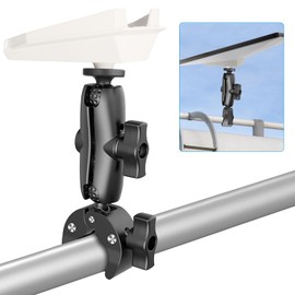 Starlink Mini Mount,Starlink Mini Adjustable Clamp Mount,Starlink Mini Pole Clamp Mount,Starlink Mini Accessories,Pole Clamp Mount for Starlink Mini,Starlink Mini Clamp for RV/Yacht/Camper/Guardrails