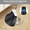 EZKEY Broom and Dustpan Set for Home, 51-in Long Adjustable