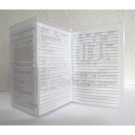 25 x Car Registration Document Cover – Vehicle Document Transparent Vehicle Registration Document Card Holder – Made in Germany