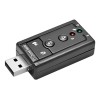 Mercader Digital Paquete De 10 Tarjeta De Sonido Usb 7.1