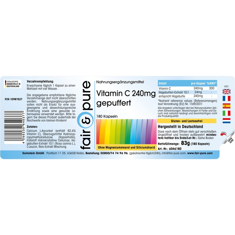 Fair & Pure® - Vitamin C Capsules - 240mg -