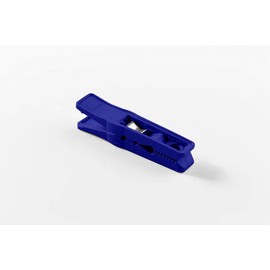 Plasti-Flex Clothes Pins – 12 Packs - Dark Blue - Heavy Duty Plastic Clothes Pins – Clothespins for Hanging Clothes, Drying, Clipping – Laundry Clips for Drying Clothes with Pinch Mechanism