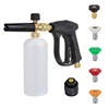 Short High Pressure Washer Gun with 5 Water Nozzle Tip