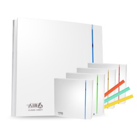 Air6 Cloud-100HT Quiet Bathroom Extractor Fan with Humidity Sensor & Timer