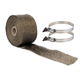 Heat Wrap for Exhaust Pipes,Furnace Tube Protection - Anti-Scalding Removable Pipe Wrap Tape for Heater, Fireplace, Stove, Electrical Wire, Furnace