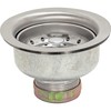 EZ-FLO Double Cup Kitchen Sink Strainer Drain Assembly, 3-1/2 to