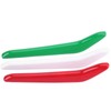 Headerbs Set of 3 car glossy front grille decoration strips