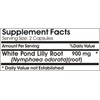 White Pond Lily Root 900mg ~ 90 Capsules - No