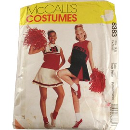 MMcCall's 8383 Sewing Pattern Misses Cheerleader Costumes Size Extra Small (4,6)