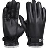 GSG SINCE 1998 Mens Sheepskin Classic Leather Driving Gloves Winter