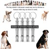 4 Pack Dog Training Whistle, Adjustable Ultrasonic Silent Dog Whistle,