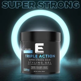 Elegance Gel Triple Action 500ml Super Strong Hold Earth
