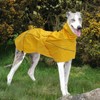 Greyhound Lurcher Raincoat, Whippet Rain Gear with Reflective Bar, Rain/Waterproof,