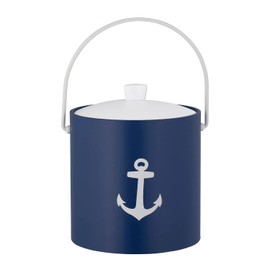 Kraftware Collection 3qt, Anchor, Royale Blue Pastimes 3 Quart Ice Bucket