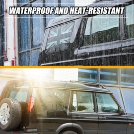 Heutamo Rear Side Window Decal Stickers Compatible with Land Rover Discovery 2 Accessories 1998-2004, Side Window Glass Cover UK United Kingdom Trim Exterior Decal Accessories