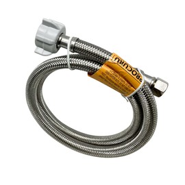 PROCURU 60-Inch x 3/8" Comp x 7/8" BC, Universal Flexible Toilet Connector, Braided Stainless Steel Water Supply Line (9ST60-1P)