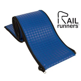Rail Runners Blue In-ground Swimming Pool Ladder & Handrail Cover | 8-Ft-by-1.9-Inches Diameter Piece | Slip Resistant Grip | Keeps Railings Cool in The Sun | Durable Nylon Material