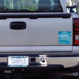 VictoryStore Religious - Philippians 4:13 - License Plate Holder and Bumper Magnet Package