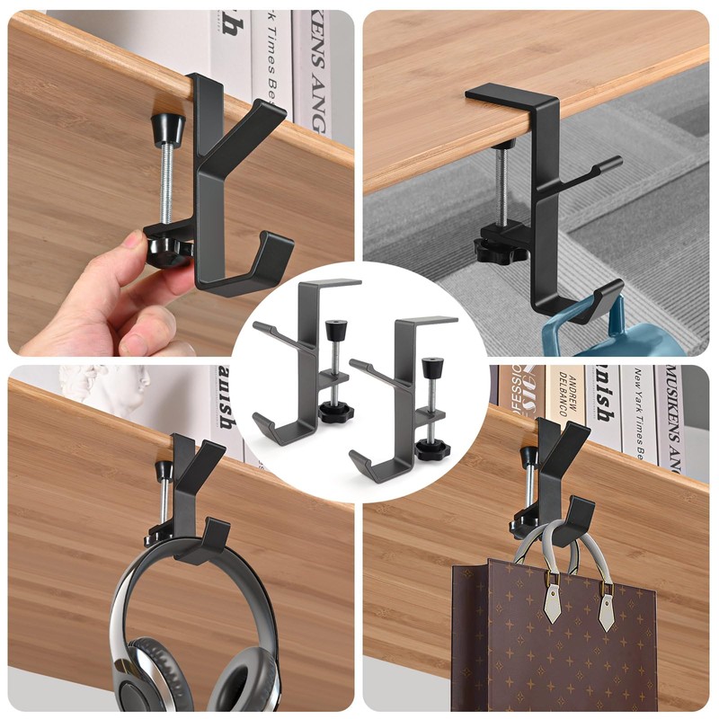 Bag Hooks for Table,2 PCS Handbag Hooks,Bag Hangers for Handbags,Bag