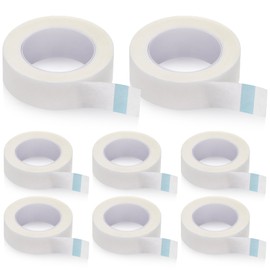 AHHALFFY Nose Tape for Rhinoplasty Shaping 8 Rolls Micropore Surgical Tape for Wound Care Paper Tape Medical 0.5 inch X 10 Yards Sensitive Skin(White)