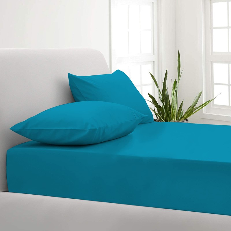 MistyMorning Fitted Sheet, Soft & Premium quality Bedding & Linen,