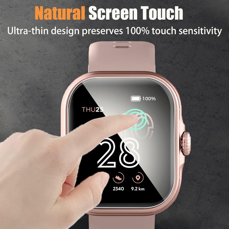 Lamshaw Compatible for CARBINOX Vortex Smart Watch Screen Protector, [6