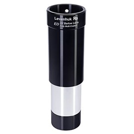 Levenhuk ED-3x, 1.25" Extra-low Dispersion Achromatic Barlow Lens for Telescopes with M28.5x0.6mm Light Filter Thread