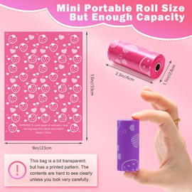 150Pcs Sanitary Napkin Disposal Bags, Luxiv Pink Disposable Sanitary Bag Personal Care Disposal for Tampons Trash Bag, Disposable Mini Bags for Women Privacy Handling Bag Diaper Sack (Pink+Purple)