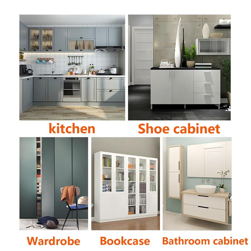 Qrity 2 PCS 1/2" Overlay Semi Partial Wrap Kitchen Cabinet