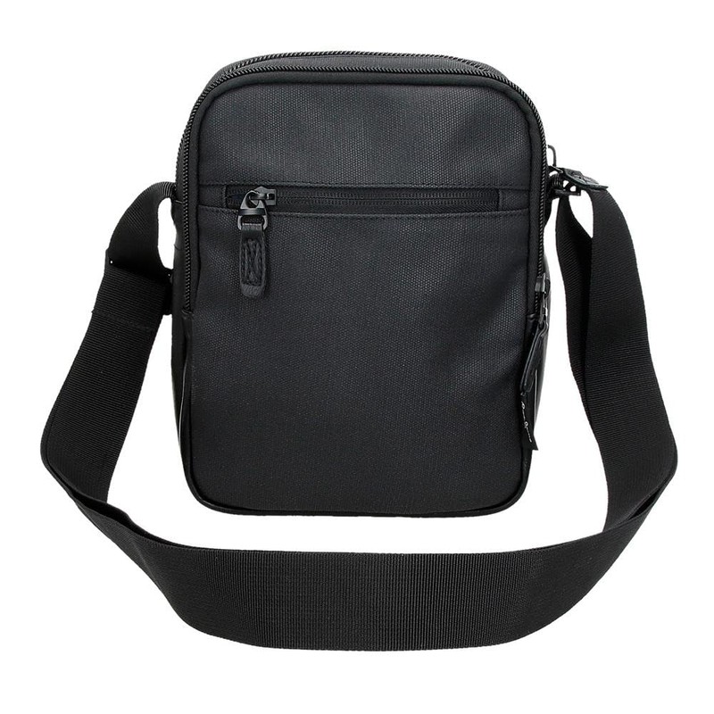 Pepe Jeans Greys Black Polyester Shoulder Bags & Toiletry Bags