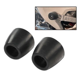 G-PLUS Black 2" Ramp Door Rubber Bumpers Stop Cone Round Bumper Replace Fit for Cargo Trailer Ramp Doors Cone Rubber Bumper Stop Cone 2" Tall