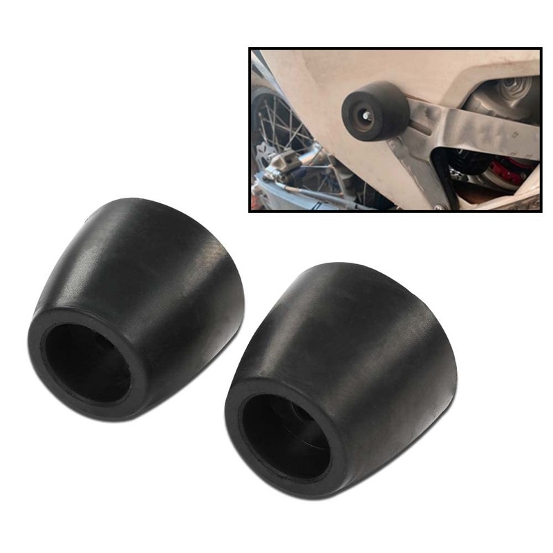 G-PLUS Black 2" Ramp Door Rubber Bumpers Stop Cone Round