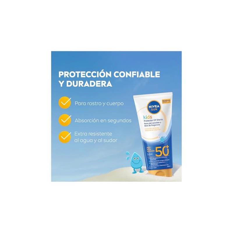 Nivea Sun Daily UV Kids FPS 50+ 100ML