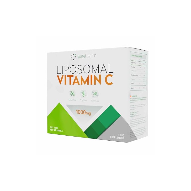 Liposomal Vitamin C 1000mg | 30 Liquid Sachets | Purest