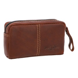 Gusti Key Bag Leather Butler Vegetable Tanned Key Case Key Case Key Case for Men and Women Brown Leather, brown, Retro