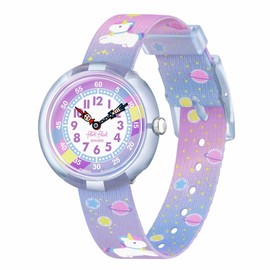Flik Flak Girl Kids Watch Biosourced Quartz Waterproof Cuddly Unicorn