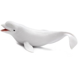 LOVNBHELP Sea Animal Toys Solid Simulated Ocean Animals Creatures Toy Sea Educational Toys for Kids Toddlers (White Whale)