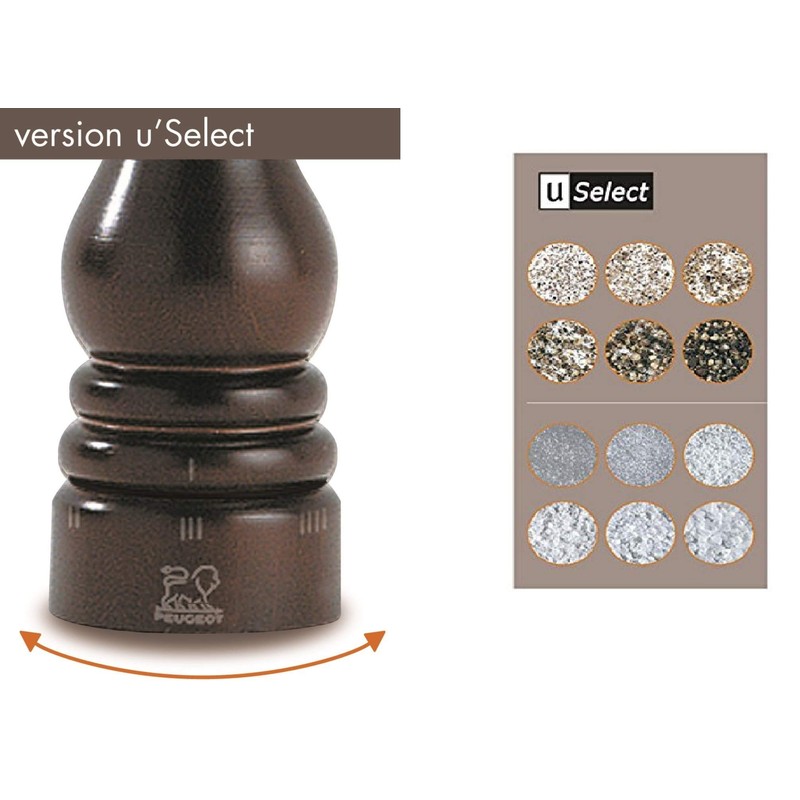 Peugeot Paris U'Select Zirlion Salt And Pepper Mill 9" Set,