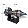 HI-REEKE Jet Engine Model Kit, TR900 Turbofan Aircraft Engine Model