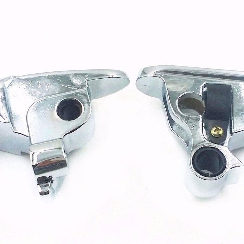 TDR Chrome Clutch Brake Levers Set Pair Left Right Fit