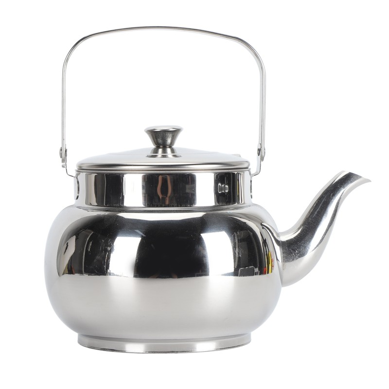 Stainless Steel Teapot with Removable Filter Metal Tea Kettle Coffee