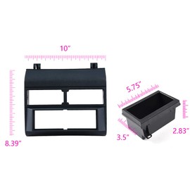 GRAND ORANGE Radio Dash Bezel Kit Mount Trim Compatible with 1988-1994 Chevy & GMC Pickup Truck Blue w/o Wire Harness Antenna GMK333BU 99-3000R GMP333 GM1482GRB