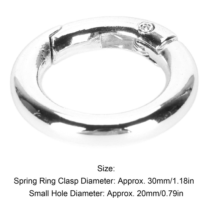 20pcs Spring Ring Clasps Innovative DIY Hand Crafted Copper Spring